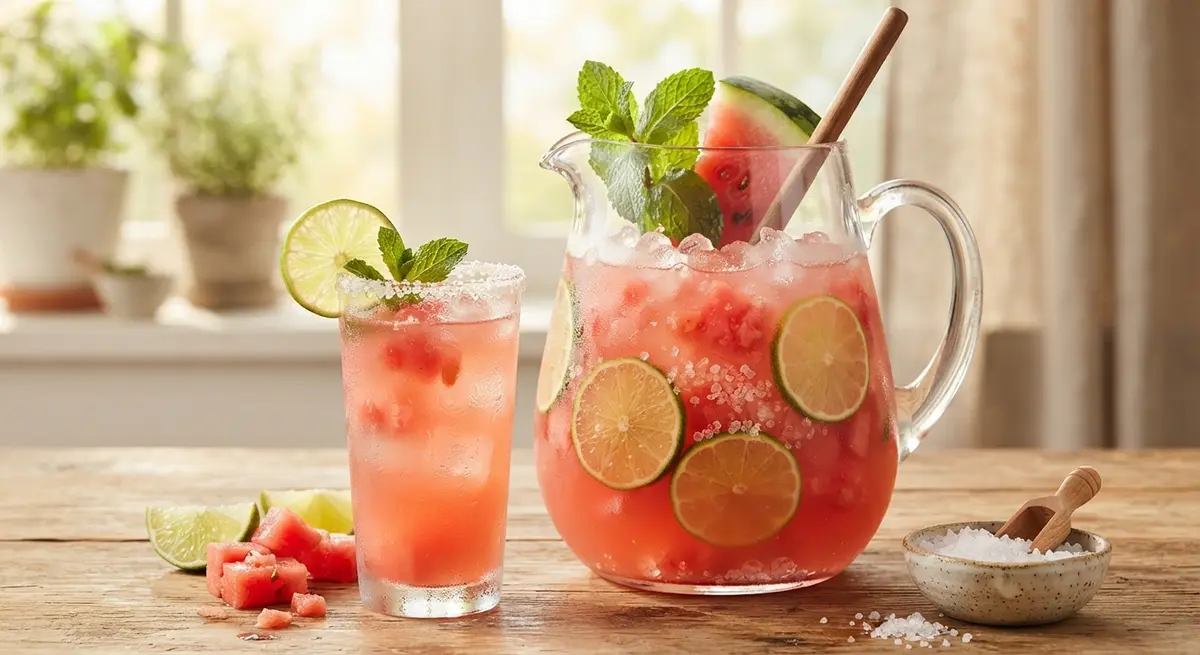 Watermelon Lime Sea Salt Hydration Drink